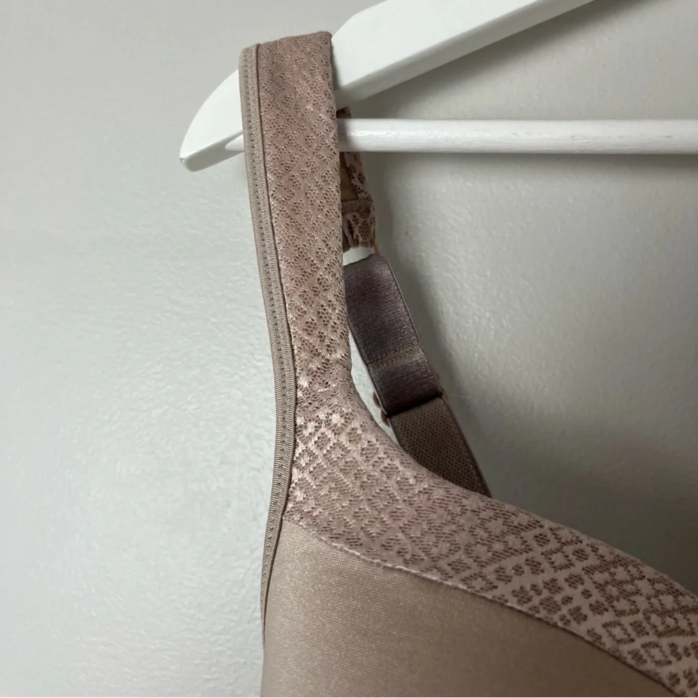Playtex Secrets Shaping Balconette Nude Underwire Bra 38DDD‎